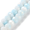 Electroplate Glass Beads Strands LAMP-S068-02K-1