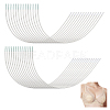 24Bags 2 Styles 304 Stainless Steel Bra Boning STAS-PH0006-94A-1