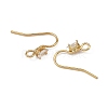 SHEGRACE Brass Pave Cubic Zirconia Earring Findings XGRQ4S192-742G-2