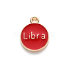 Alloy Enamel Pendants ENAM-S124-01A-07K-3