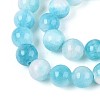 Natural Dyed Persian Jade Gemstone Bead Strands X-G-R271-8mm-XP15-3