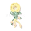 Polycotton Fabric Big Pendants GLAA-C028-09B-2