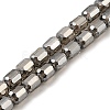 Electroplate Transparent Glass Beads Strands GLAA-C029-02A-02-1