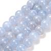 Natural Blue Lace Agate Beads Strands G-L634-B02-10mm-2