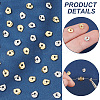 40Pcs 2 Colors Brass Spacer Beads KK-BC0012-75-4