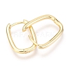 Brass Huggie Hoop Earrings EJEW-F245-07G-2