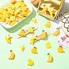 60Pcs 6 Styles Opaque Resin Cabochos RESI-CJ0005-11-5