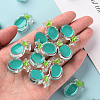 Transparent Enamel Acrylic Beads TACR-S155-002G-5