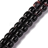 Handmade Lampwork Chevron Beads Strands LAMP-K041-01B-01-1