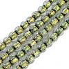 Handmade Foil Lampwork Beads Strands FOIL-K003-06B-11-1