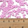Macaron Color Opaque Frosted Glass Seed Beads SEED-K009-12B-05-4