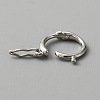 925 Sterling Silver Twister Clasp FIND-WH0126-77P-2