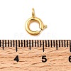 Brass Spring Ring Clasps KK-D407-20G-B-3