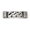 304 Stainless Steel Twisted Chain Connector Charms STAS-Z147-11AS-04-1