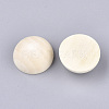Unfinished Natural Wood Cabochons X-WOOD-S052-01C-2