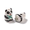 Handmade Printed Porcelain Beads PORC-G007-01-3
