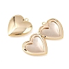 Heart Brass Locket Pendants KK-K414-12D-G-2