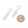 Natural Quartz Crystal Chips Beaded Jewelry Set SJEW-JS01232-05-8