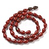 Natural Red Rainbow Jasper Beads Strands G-B106-A33-01-3