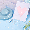 1Box Imitation Pearl ABS Acrylic Dome Cabochons SACR-PH0001-01-3