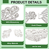2Sets Alloy Interlocking Clasps FIND-BC0013-45B-4