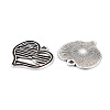 Tibetan Style Alloy Pendant Enamel Settings PALLOY-N160-67AS-2