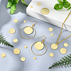 76Pcs 4 Sizes Brass Charms KK-BC0002-67-5