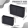 2Pcs 2 Style Wool Felt Bag Organizer Inserts FIND-WR0007-41B-2