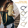 8Pcs 4 Colors Alloy D-Ring Anchor Shackle Clasps FIND-DC0005-59-5