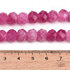 Faceted Dyed Natural White Jade Beads Strands GG-CBAE966-01B-R-4