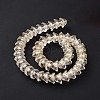Transparent Glass Beads Strands LAMP-H061-01D-02-4