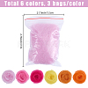 18Pcs 6 Colors DIY Wool Roving DIY-SP0005-80C-2