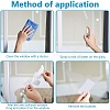 Waterproof PVC Electrostatic Window Stickers Brick Pattern Stickers DIY-I050-09-3