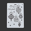 Creative Christmas Plastic Drawing Stencil DIY-L007-11-1