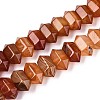 Natural Red Agate Beads Strands G-T142-59-4