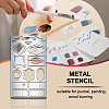 Stainless Steel Metal Stencils DIY-WH0242-266-4