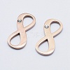 Eco-Friendly 316 Surgical Stainless Steel Pave Cubic Zirconia Links connectors RB-I078-63-B-NR-2