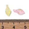 Transparent Acrylic and Gold Foil Pendants AC-CBAF9C1-04A-13-3