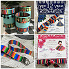 2 Rolls 2 Style Stripe Pattern Printed Polyester Grosgrain Ribbon OCOR-TA0001-38A-7