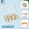 12Pcs 6 Size 201 Stainless Steel Grooved Finger Ring Settings RJEW-TA0001-05G-3