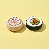 5Pcs 5 Styles Food Grade Eco-Friendly Silicone Focal Beads SIL-FS0001-04-3