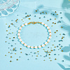 800Pcs 8 Colors Brass Crimp Beads FIND-UN0004-36-3