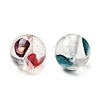 Transparent Resin & Natural Shell Beads RE-CBA2450-04-2