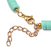 Handmade Polymer Clay Heishi Beaded Necklaces NJEW-JN02910-04-3