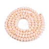 Electroplate Opaque Solid Color Glass Beads Strands LS-EGLA-A044-P4mm-L05-3