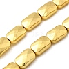 Electroplate Glass Beads Strands EGLA-F166-18-2