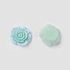 Mixed Color Flat Back Flower Resin Cabochons X-RESI-I011-M-2