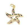 Brass Micro Pave Cubic Zirconia Pendants LS-KK-H525-01E-G-1