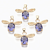 Glass Pendants GLAA-T021-06D-1