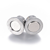 304 Stainless Steel Magnetic Clasps STAS-I120-46P-3